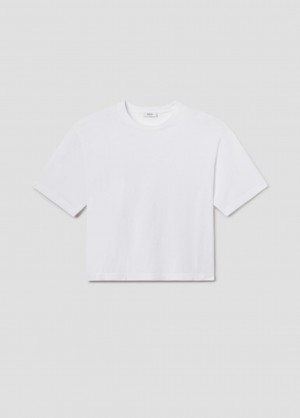 Chemises Agolde Marr Tee Homme Blanche | IHPTK-7016