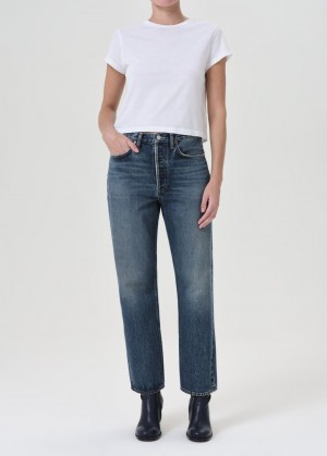 Denim Agolde 90's Mid Rise Straight Femme Imagine | IMESK-3074