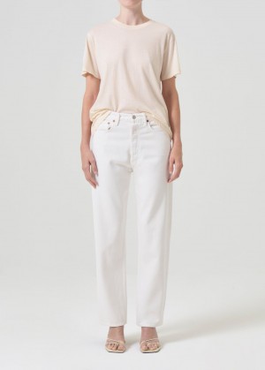 Denim Agolde 90's Mid Rise Straight Femme Fortune Cookie | CORVU-5301