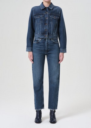 Denim Agolde 90's Pinch Waist High Rise Straight Femme Range | NDTOP-9137