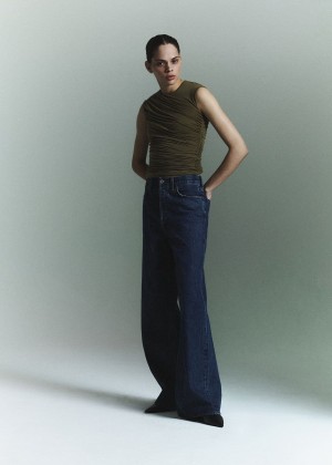 Denim Agolde Dame High Rise Wide Leg No Cuff Femme Enamour | BLTKF-8956