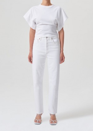 Denim Agolde High Rise Stovepipe Stretch Femme Cake | VICDB-5627