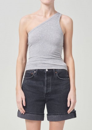 Hauts Agolde Brita Tank Femme Grise | PRWQJ-0641