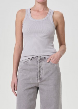 Hauts Agolde Poppy Tank Femme Flake | HVMCE-4830
