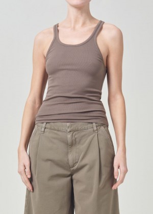 Hauts Agolde Zane Tank Femme Kiln | CRVAE-7198