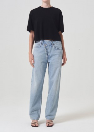 Jean Agolde Criss Cross Upsized Jean Femme Wired | WGTMS-0184