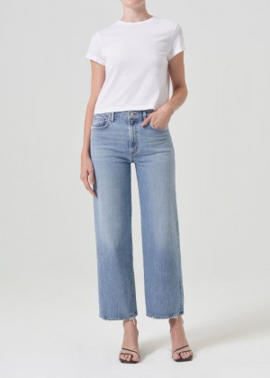 Jean Agolde Harper Crop Jean Femme Hassle | UJZQW-0349