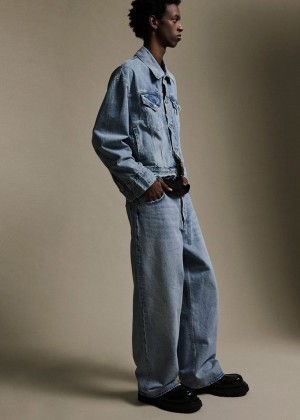 Pantalons Agolde Ashcroft Jean Homme Force | VWBLE-4789