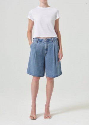 Short Agolde Ellis Trouser Short Femme Baffle | JKZGN-6823