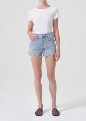 Short Agolde Mila Vintage High Rise Short Femme Hazard | OYUBE-8341