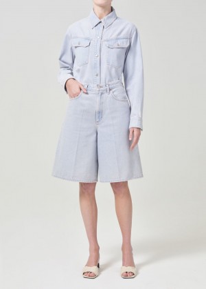 Short Agolde Nolan Short Femme Balloon | IEJZK-9783
