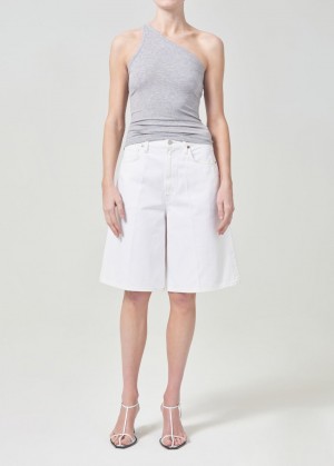 Short Agolde Nolan Short Femme Milkshake | RDKAC-3871