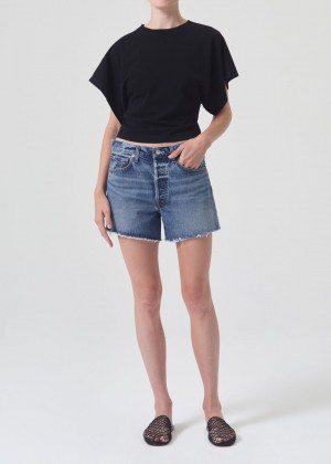 Short Agolde Parker Long Short Femme Ruin | VQPFC-8392