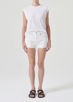 Short Agolde Parker Vintage Cut Off Short Femme Dough | LUKZO-9836