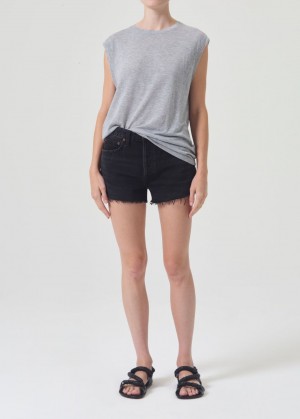 Short Agolde Parker Vintage Cut Off Short Femme Record | WXAVU-5036