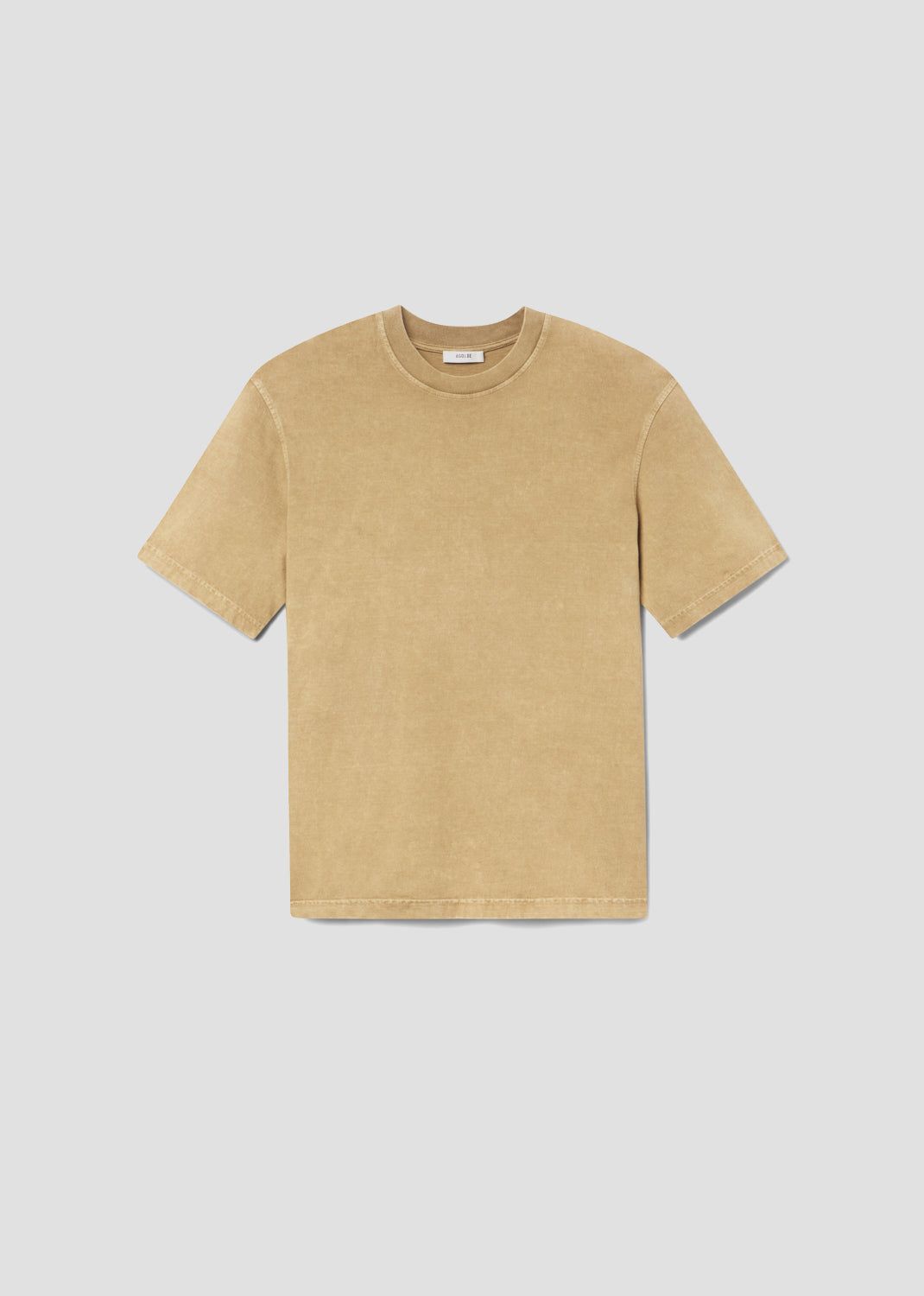 Chemises Agolde Asha Mock Neck Tee Homme Marron | NJYRX-5976