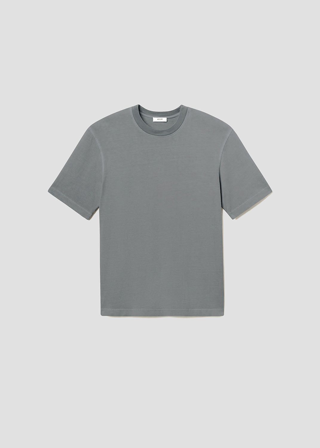 Chemises Agolde Asha Mock Neck Tee Homme Flint | WYNJO-6732