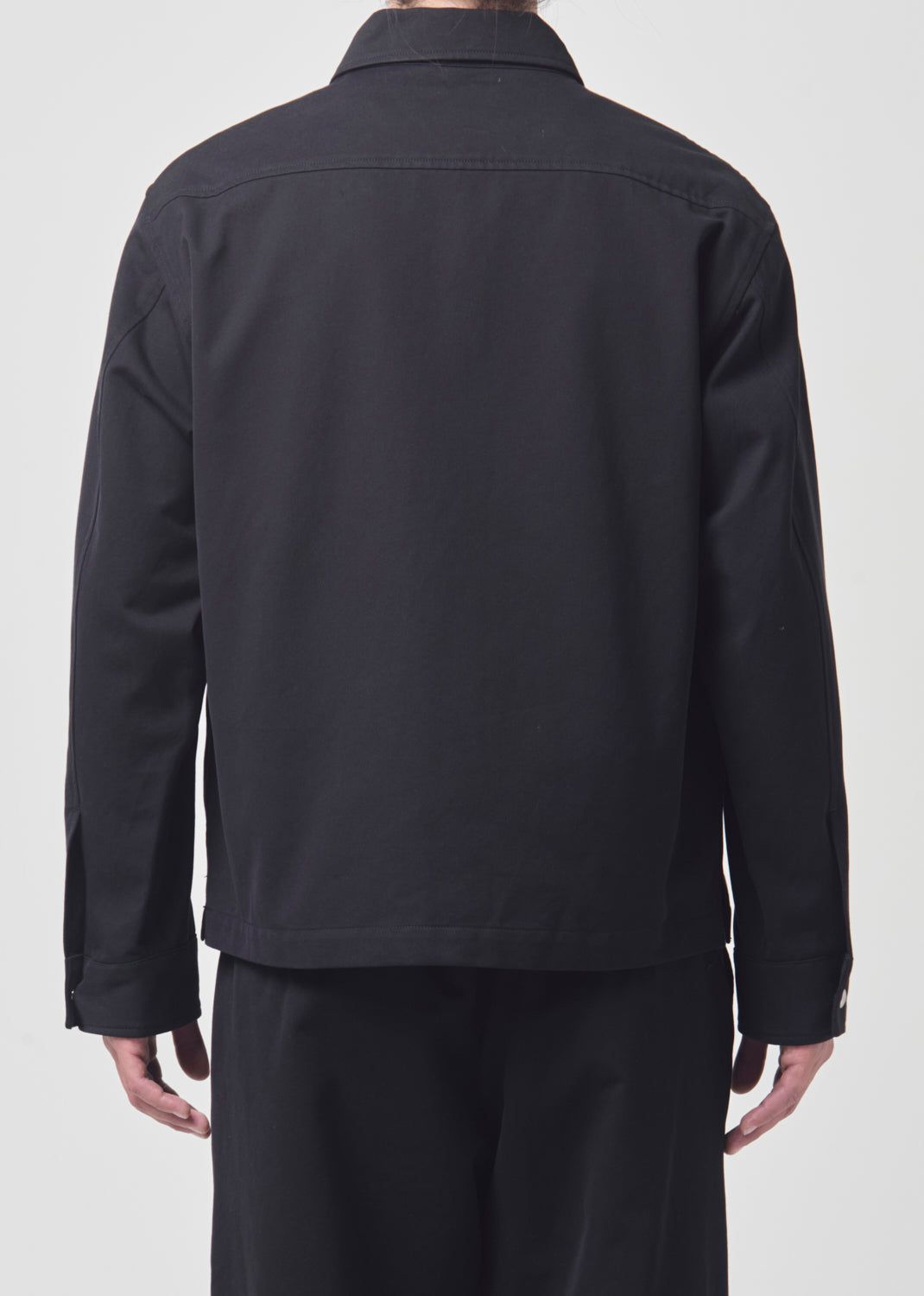 Chemises Agolde Atlas Zip Shirt Homme Noir | TGUVC-1287