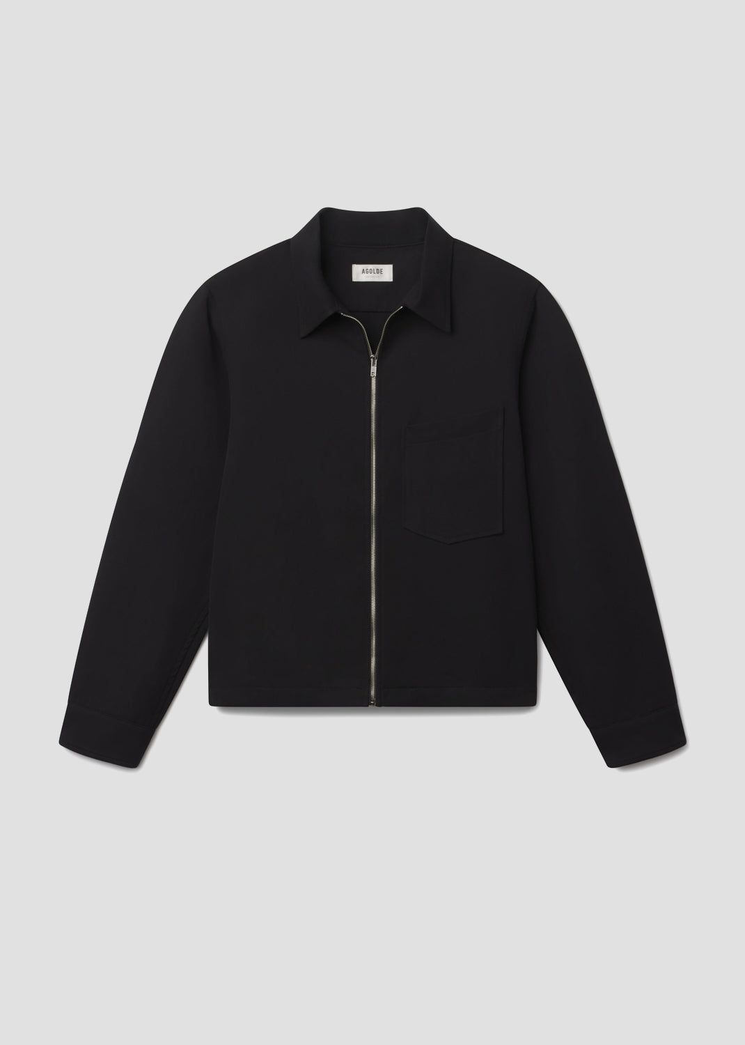 Chemises Agolde Atlas Zip Shirt Homme Noir | TGUVC-1287