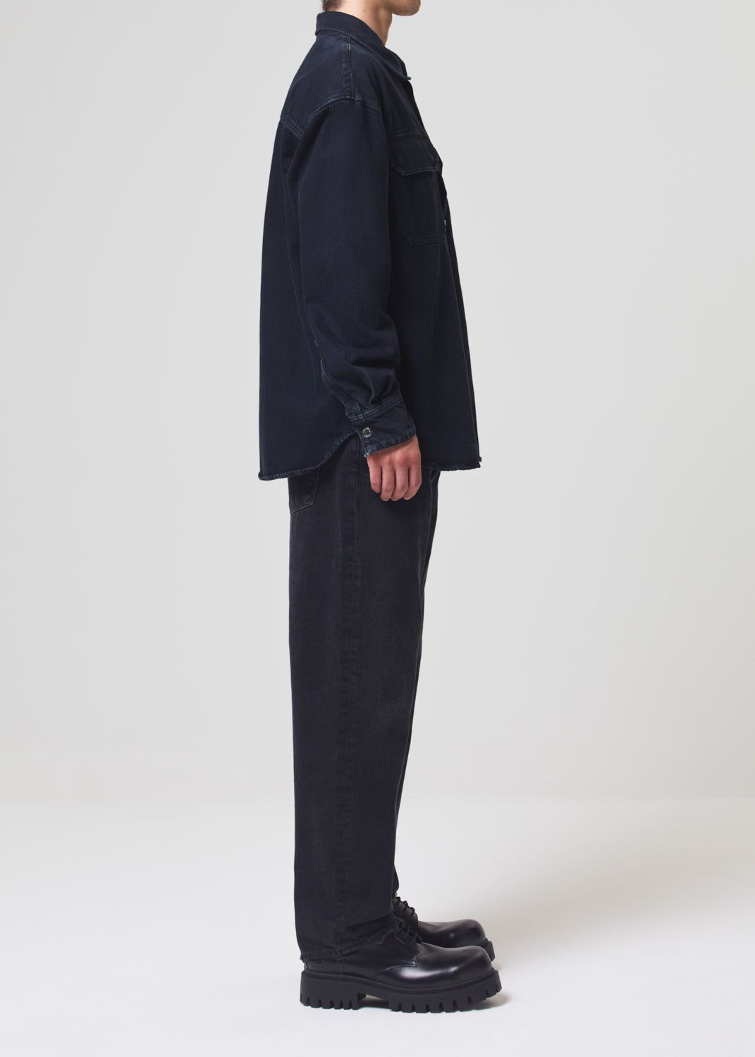 Chemises Agolde Camryn Shirt Homme Crushed | ALDYO-1052