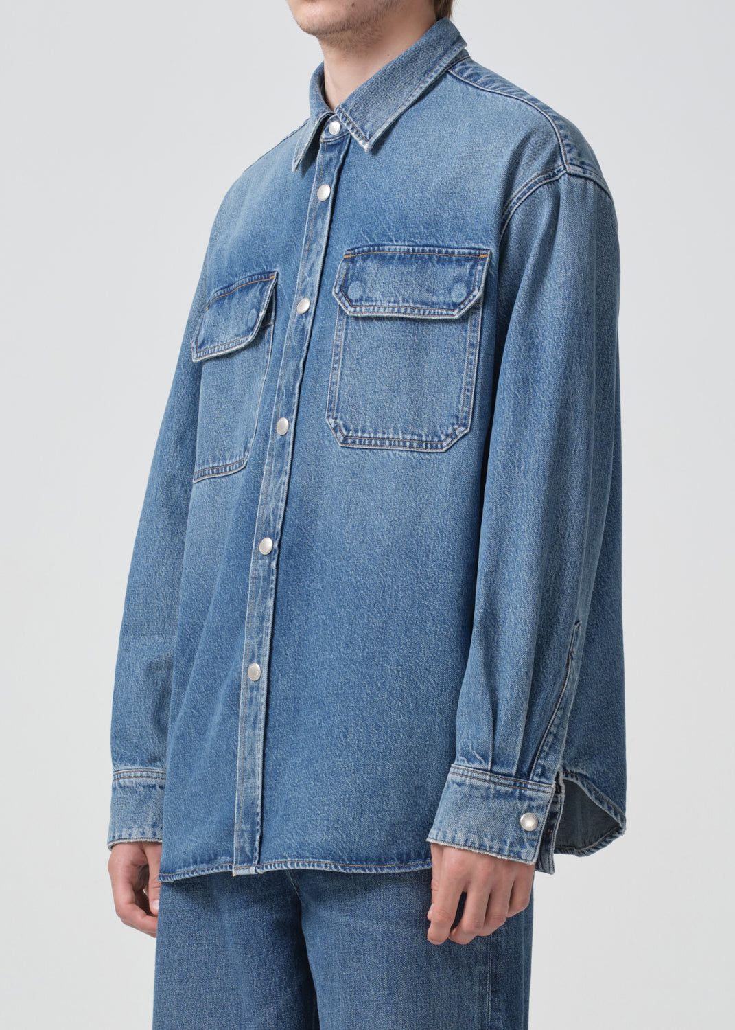 Chemises Agolde Camryn Shirt Homme Swing | FPHLN-8051