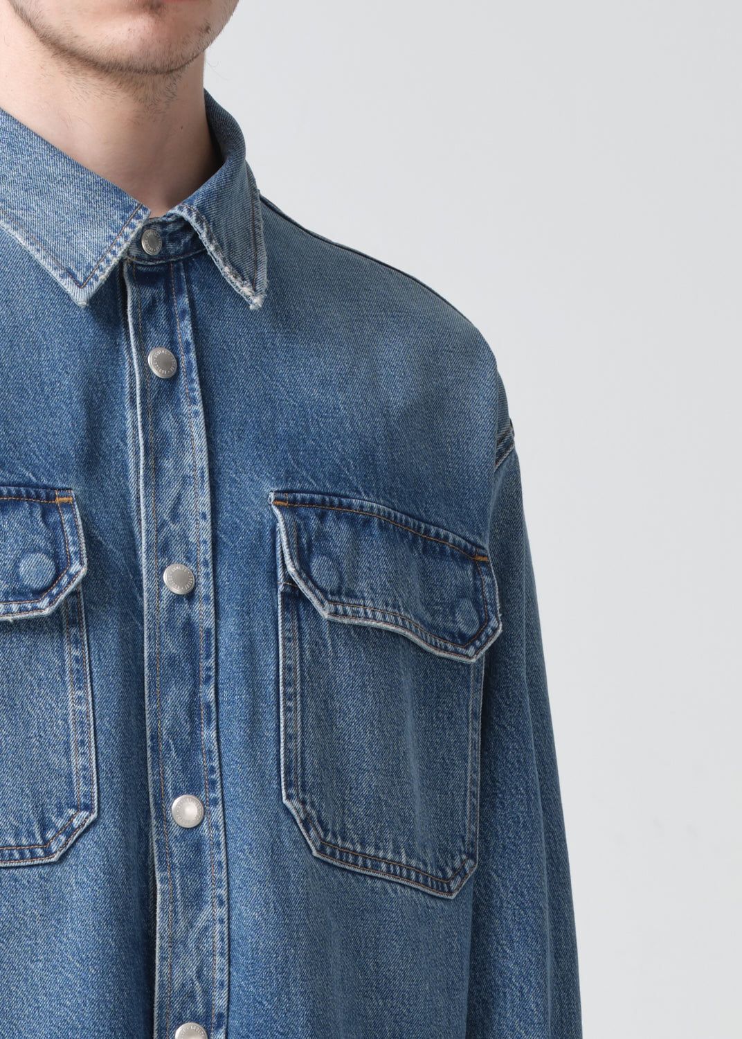 Chemises Agolde Camryn Shirt Homme Swing | FPHLN-8051