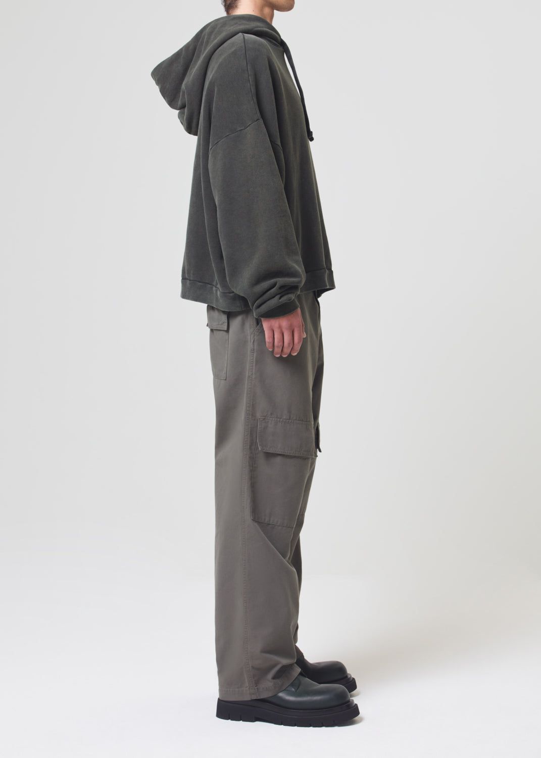 Chemises Agolde Dayne Hoodie Homme Fracture | GFIEL-2094