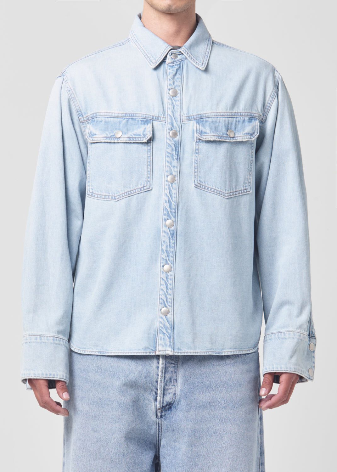 Chemises Agolde Lucian Shirt Homme Collins | RGSUH-8594