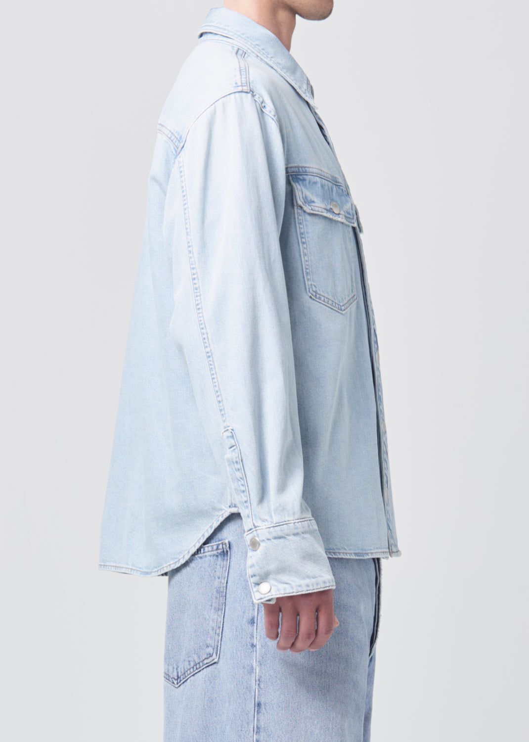 Chemises Agolde Lucian Shirt Homme Collins | RGSUH-8594