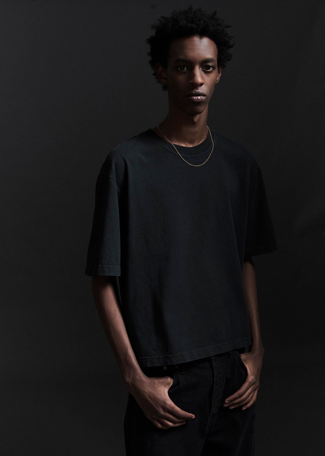 Chemises Agolde Marr Tee Homme Noir | SGTFQ-4967