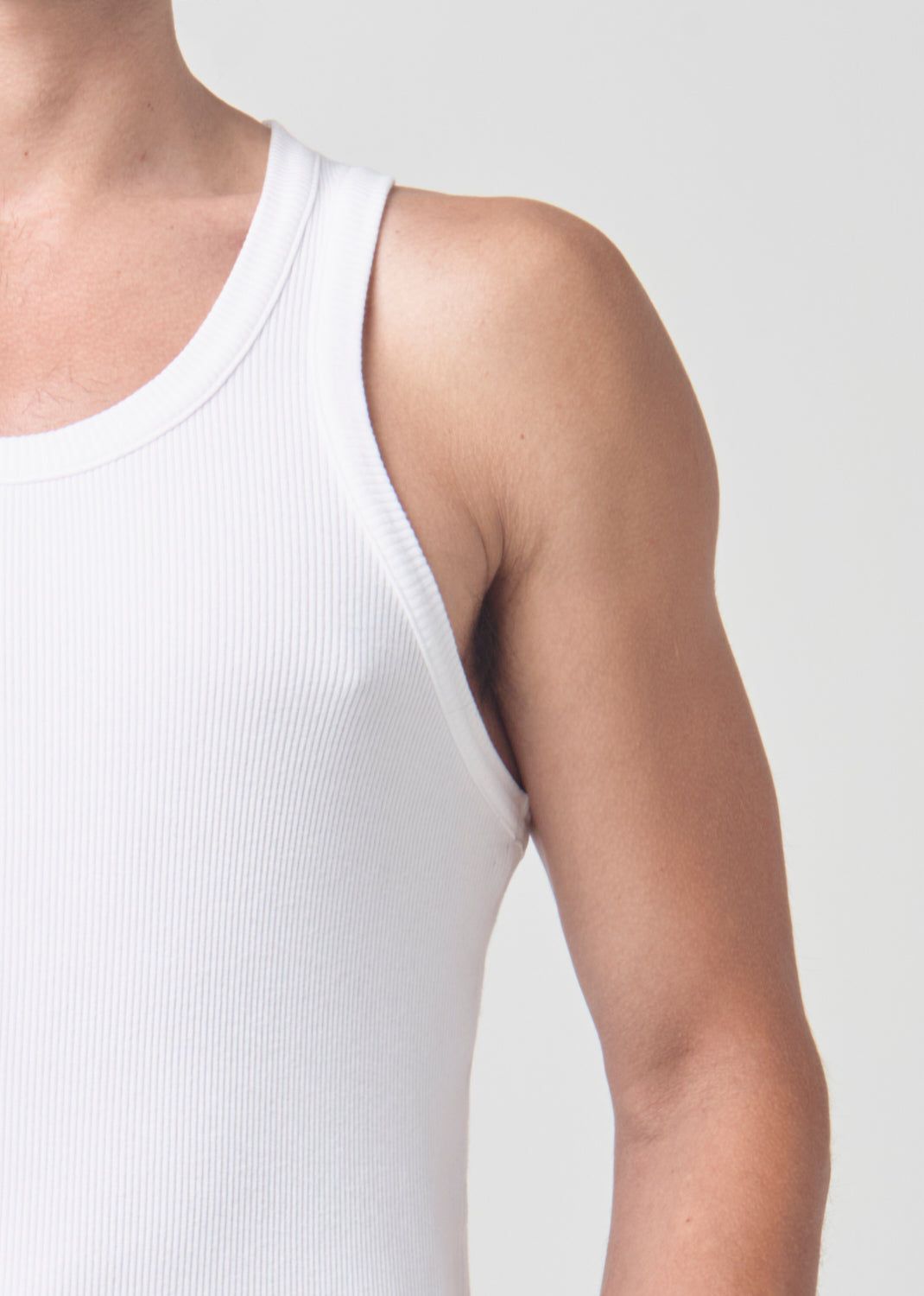 Chemises Agolde Morris Tank Homme Blanche | ZXQNB-0172