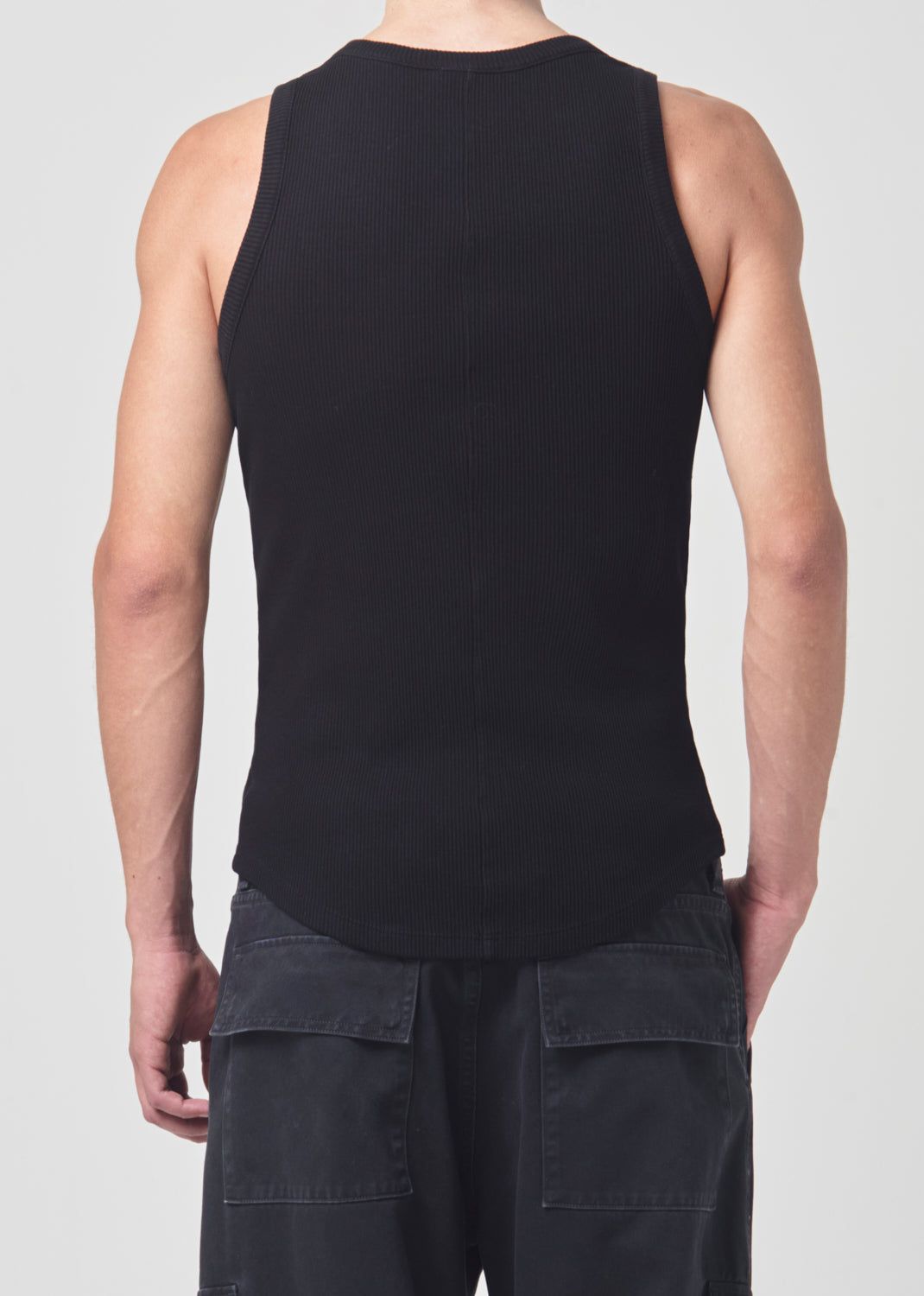 Chemises Agolde Morris Tank Homme Noir | KTAWS-1836