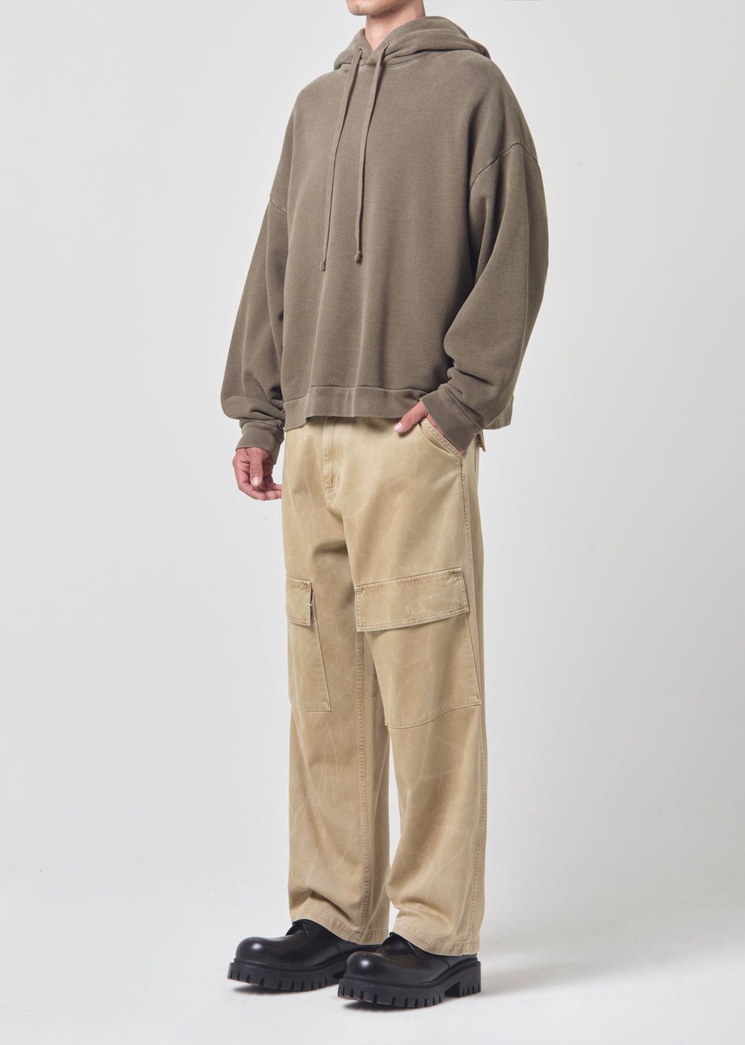 Chemises Agolde Salford Hoodie Homme Shade | LCPJX-9320
