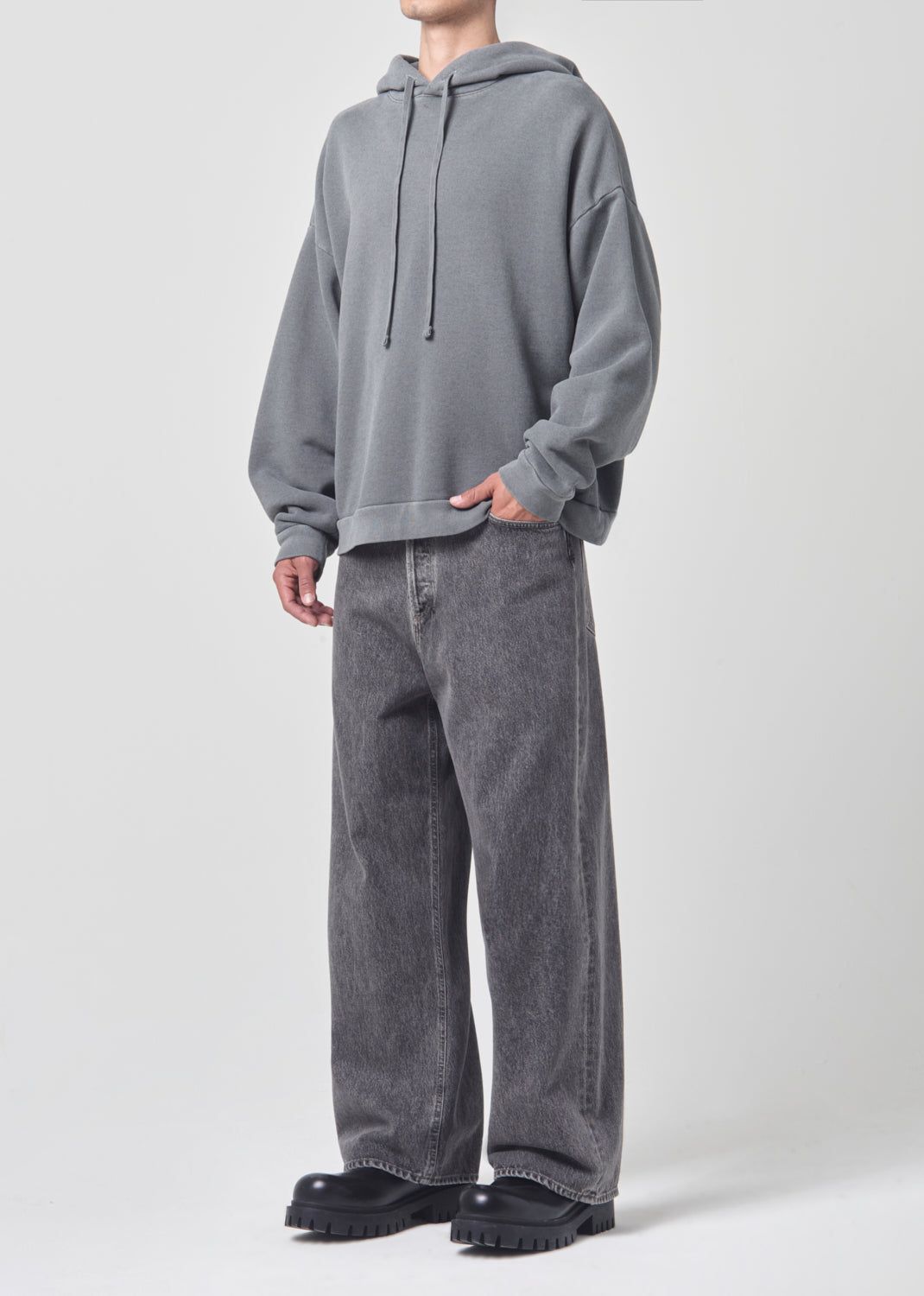 Chemises Agolde Salford Hoodie Homme Strand | DIRPJ-7014