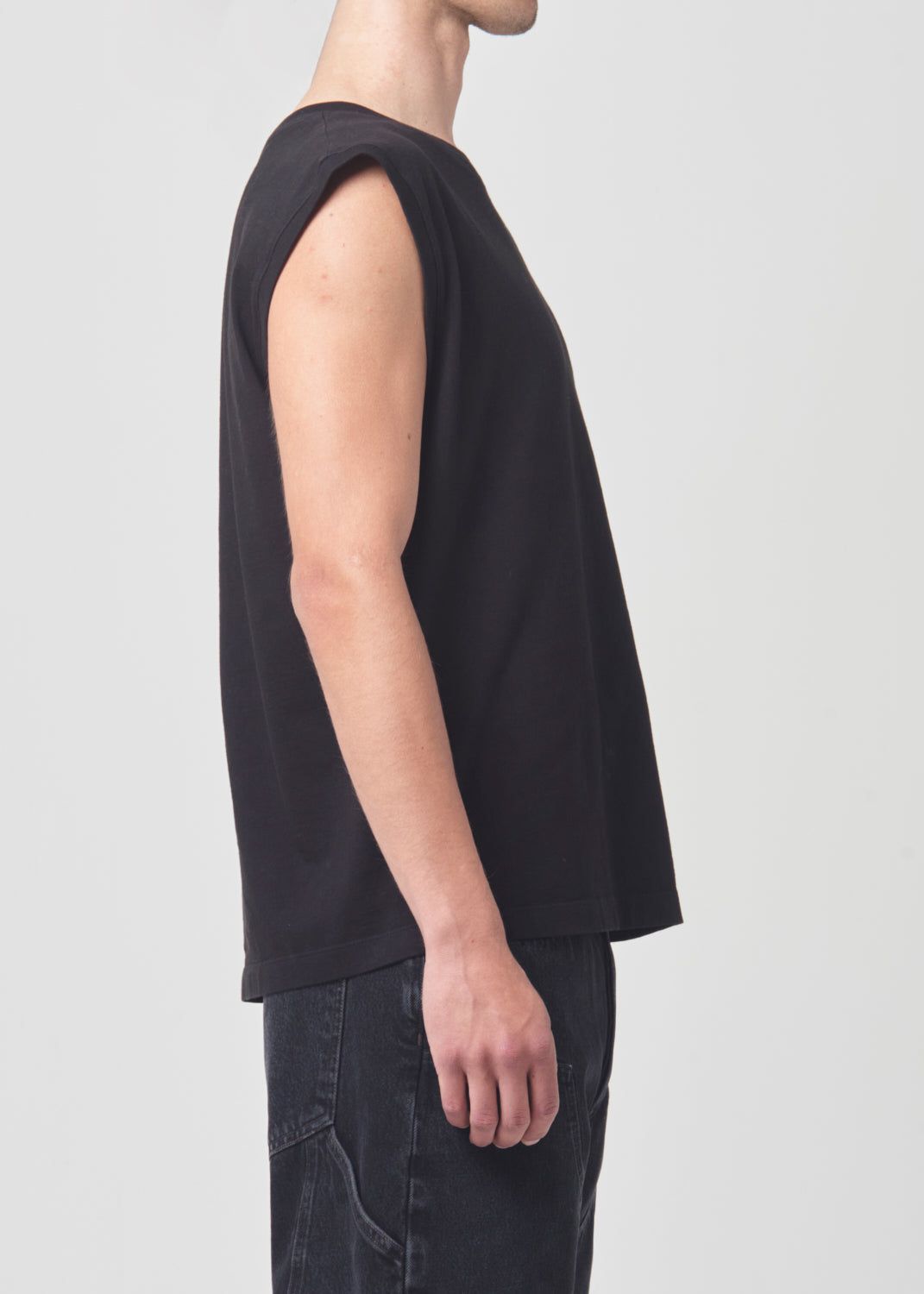 Chemises Agolde Seth Muscle Tee Homme Noir | QEXCG-1279