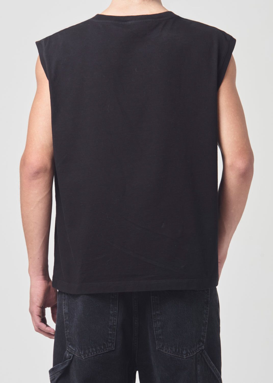 Chemises Agolde Seth Muscle Tee Homme Noir | QEXCG-1279