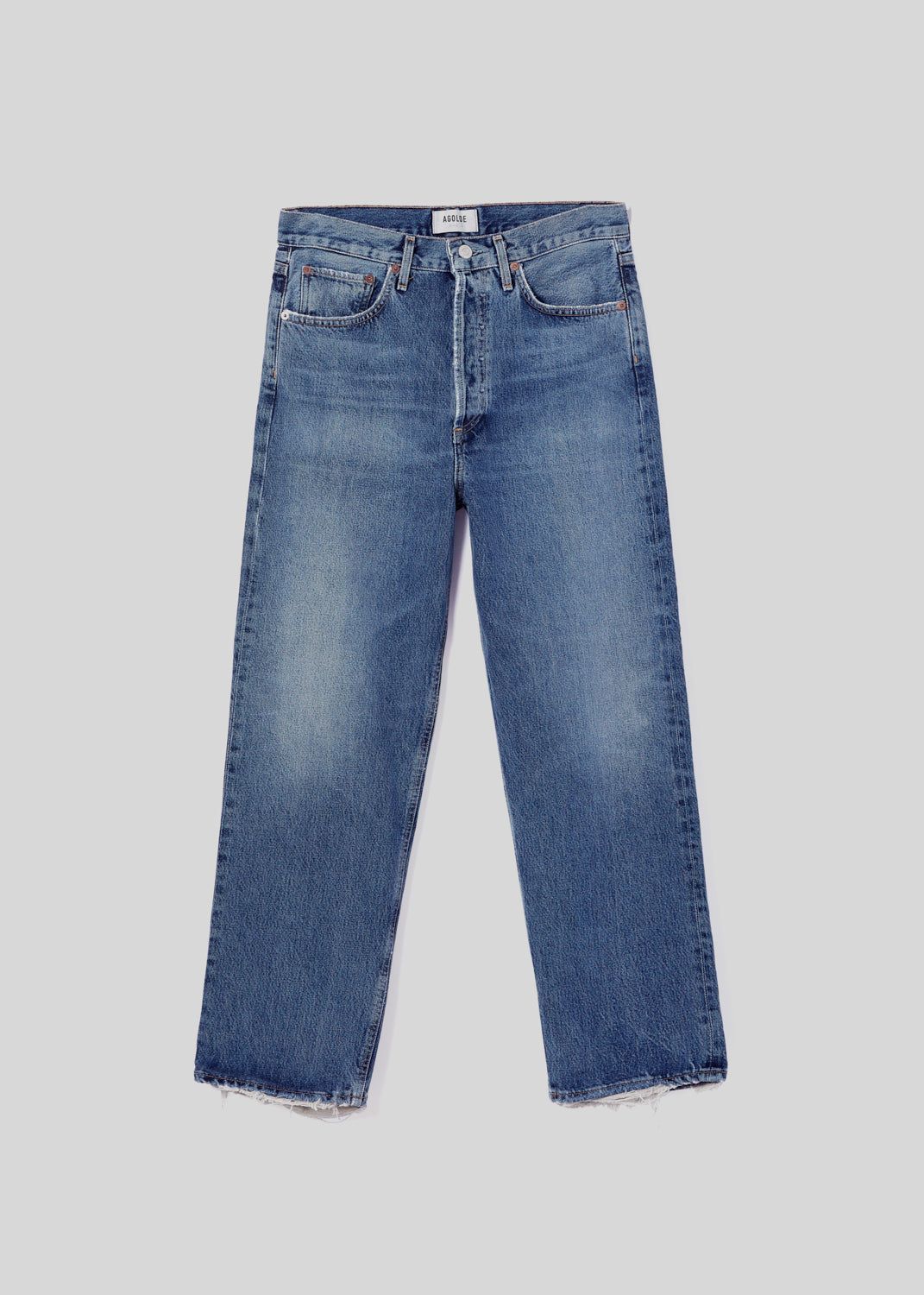 Denim Agolde 90's Crop Mid Rise Straight Femme Control | ROHBA-0659
