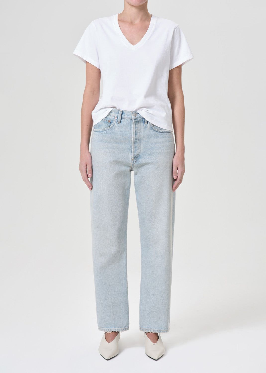 Denim Agolde 90's Mid Rise Straight Femme Revive | LUSON-7908