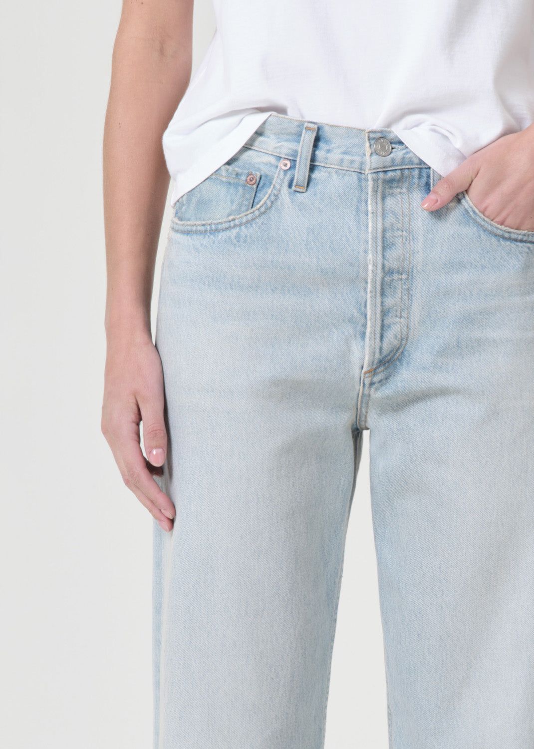 Denim Agolde 90's Mid Rise Straight Femme Revive | LUSON-7908