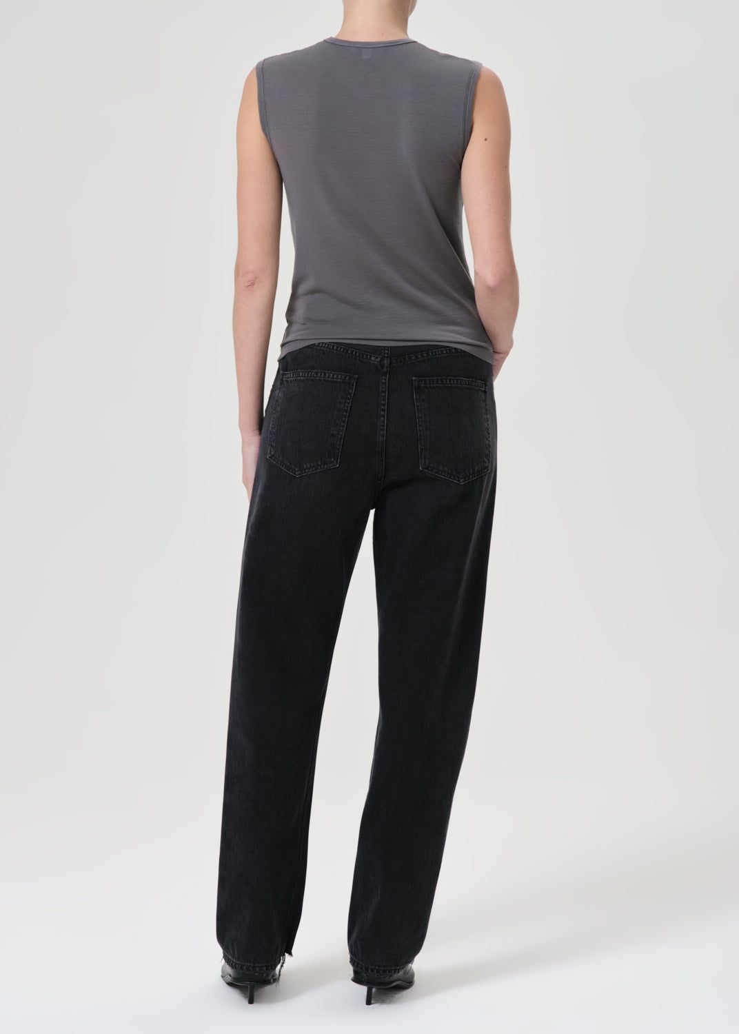 Denim Agolde 90's Mid Rise Straight Femme Tar | OKFER-3869