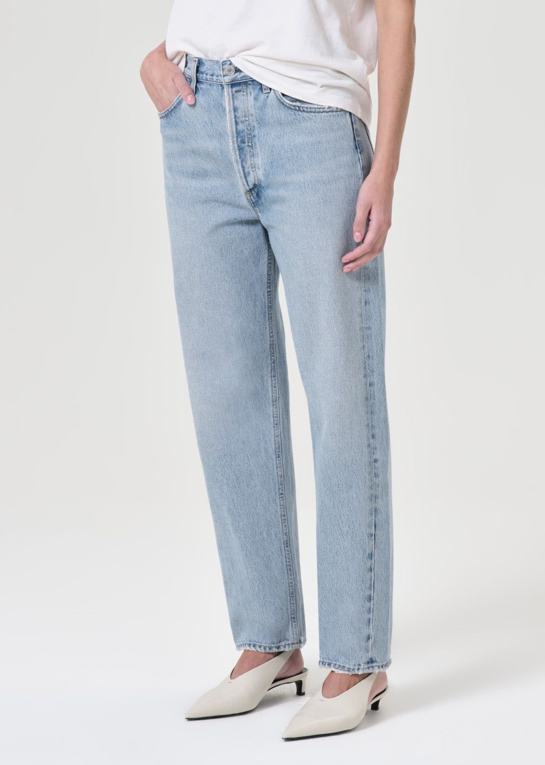 Denim Agolde 90's Mid Rise Straight Femme Force | QLZPN-1453