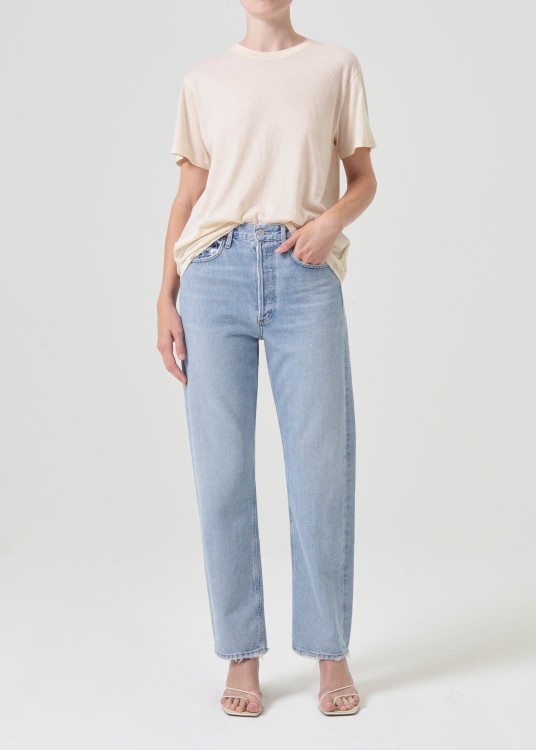 Denim Agolde 90\'s Mid Rise Straight Femme Snapshot | SUKWT-6105