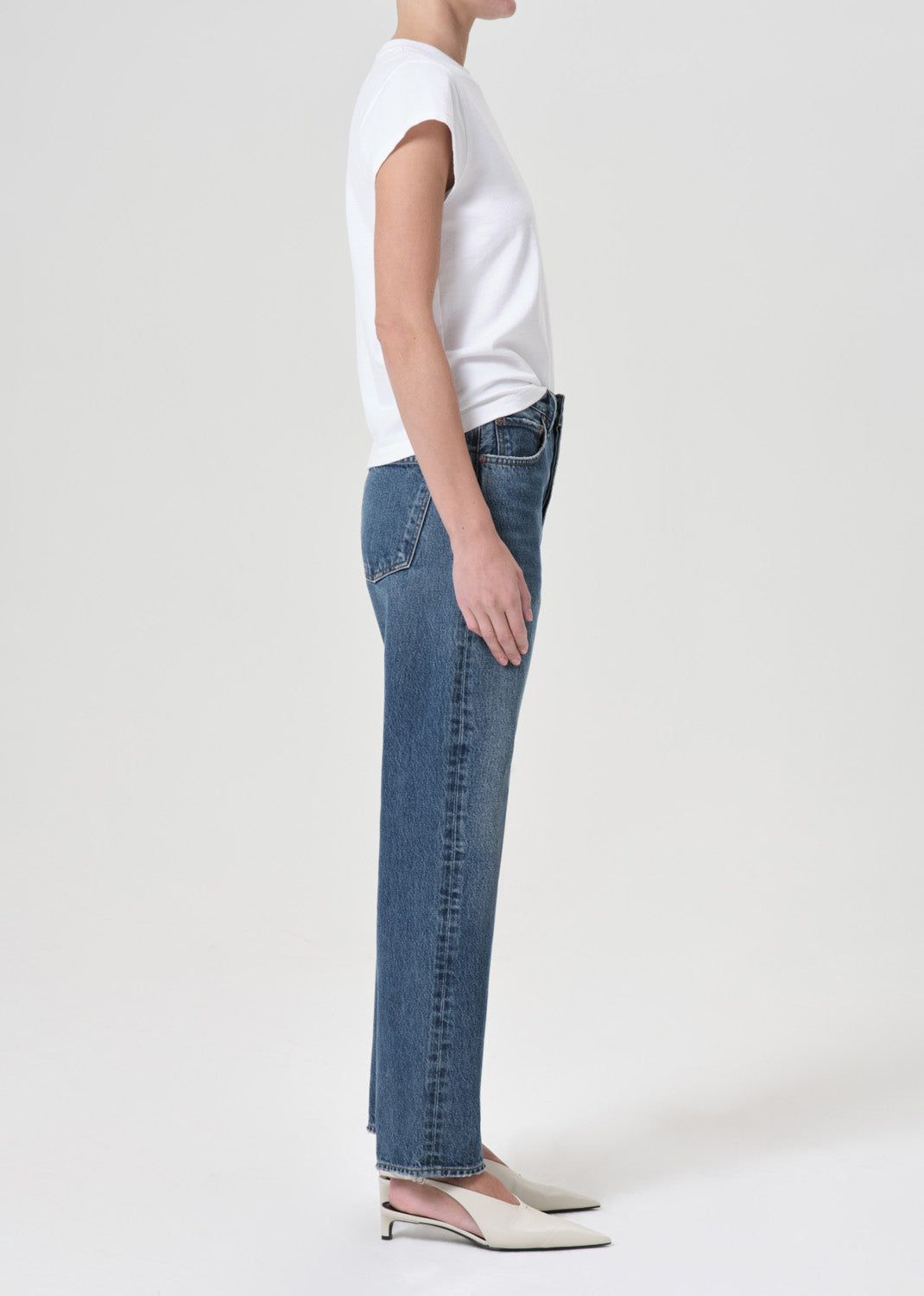 Denim Agolde 90's Mid Rise Straight Femme Essence | UZDRV-7901