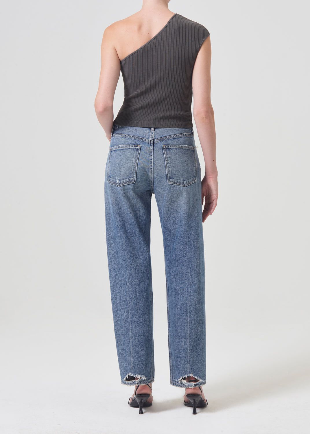 Denim Agolde 90's Mid Rise Straight Femme Hooked | EFVQU-4703