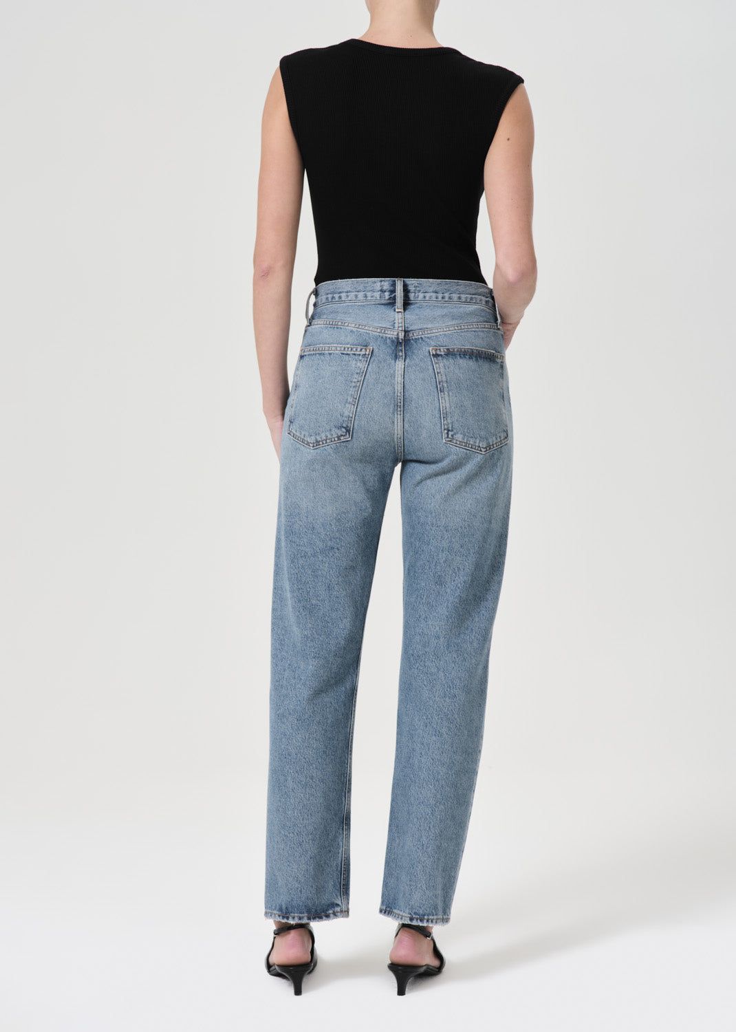 Denim Agolde 90's Pinch Waist High Rise Straight Femme Navigate | RKCBY-5947