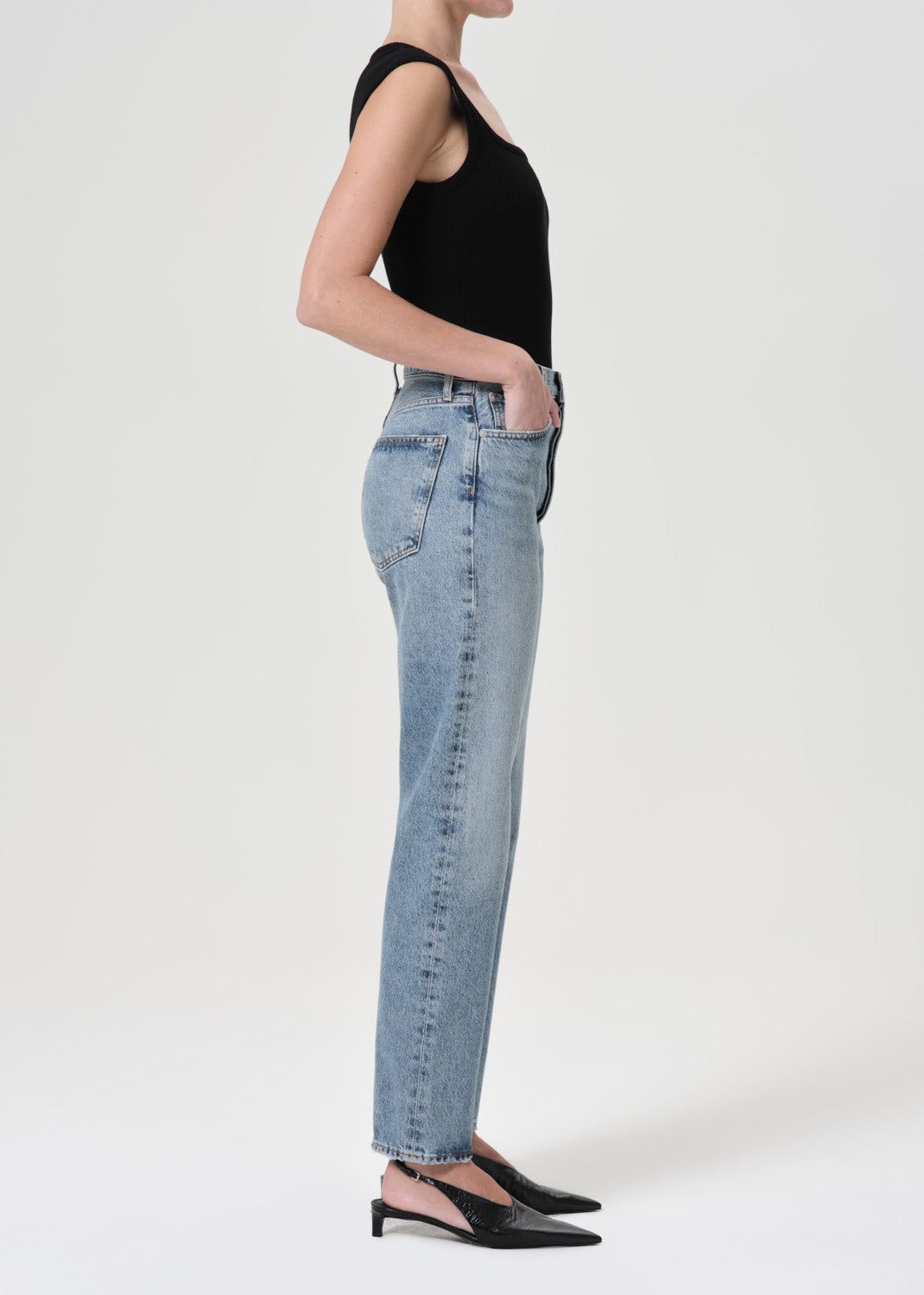 Denim Agolde 90's Pinch Waist High Rise Straight Femme Navigate | RKCBY-5947