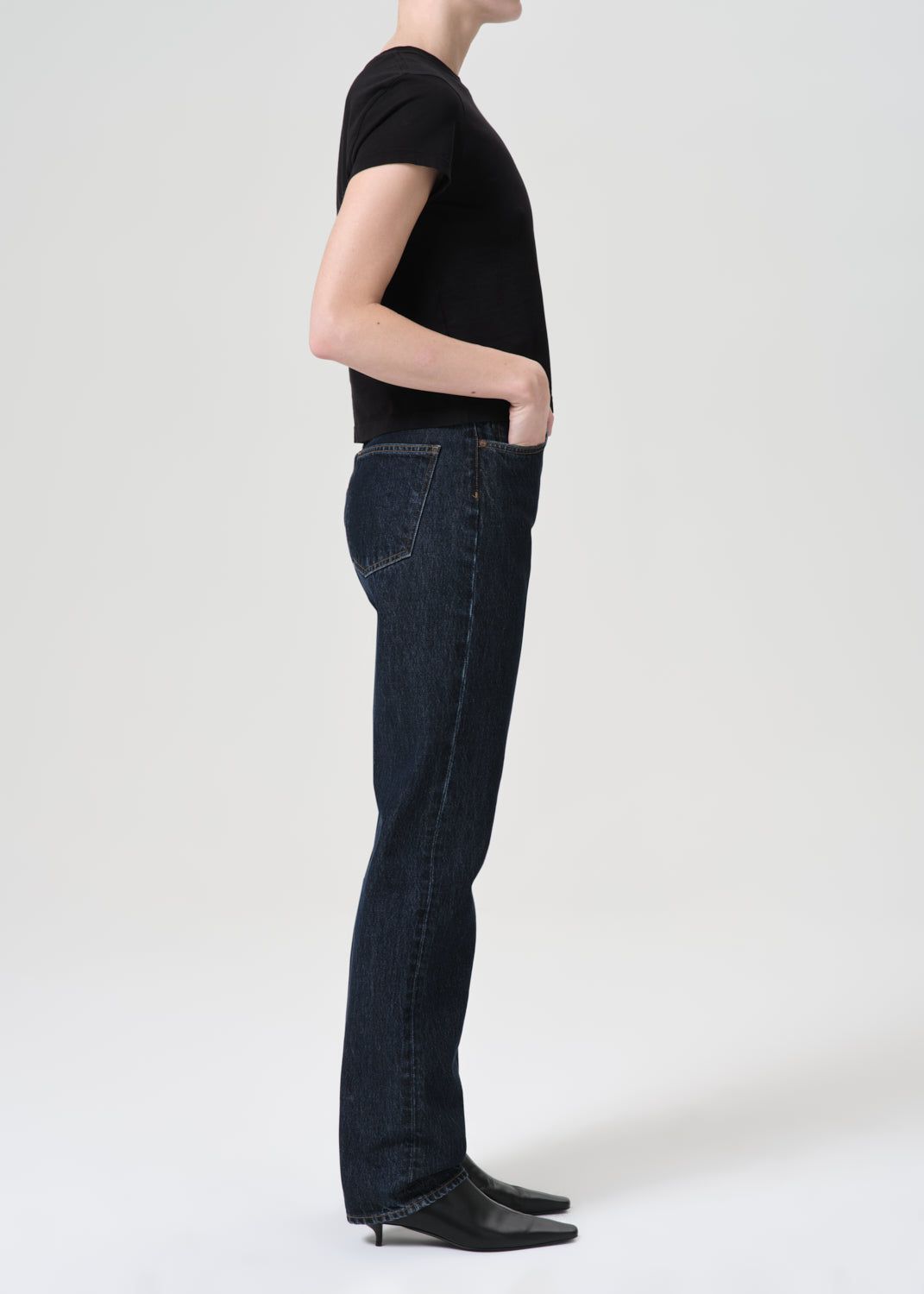 Denim Agolde 90's Pinch Waist High Rise Straight Long Femme Polished | RKTFG-6812
