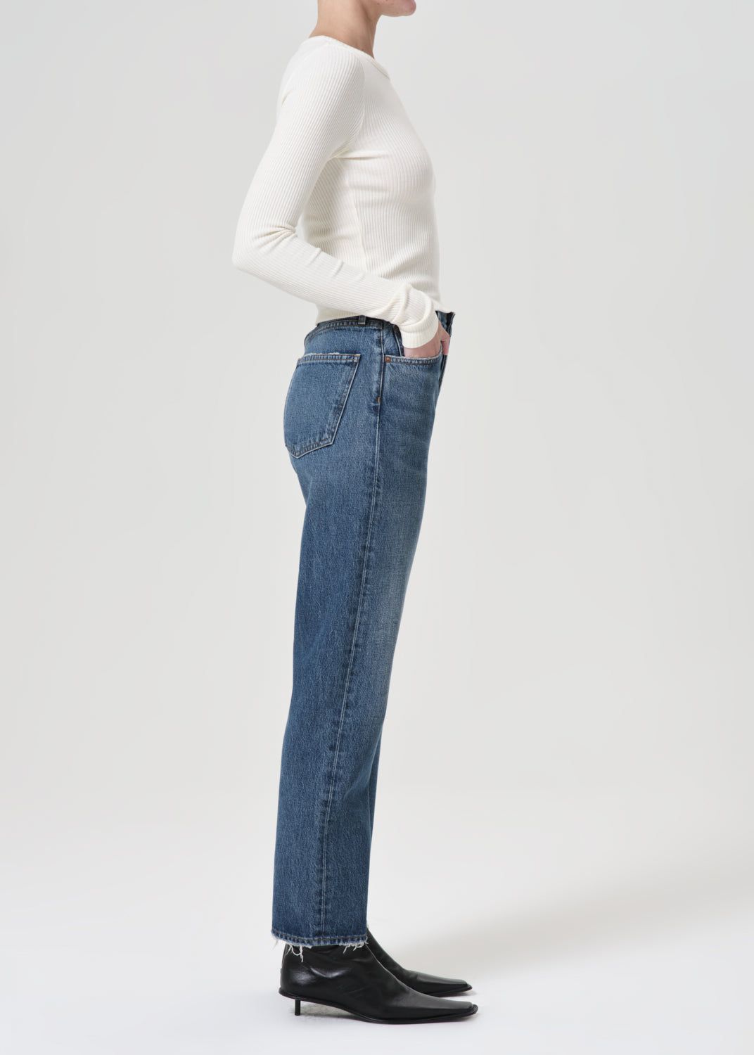 Denim Agolde 90's Pinch Waist High Rise Straight Femme Essence | UKWOS-7312