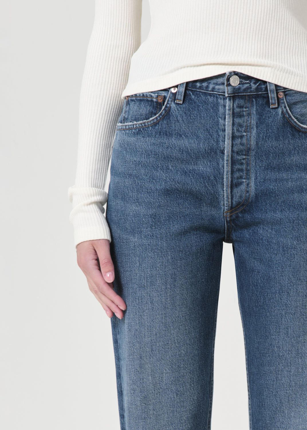 Denim Agolde 90's Pinch Waist High Rise Straight Femme Essence | UKWOS-7312