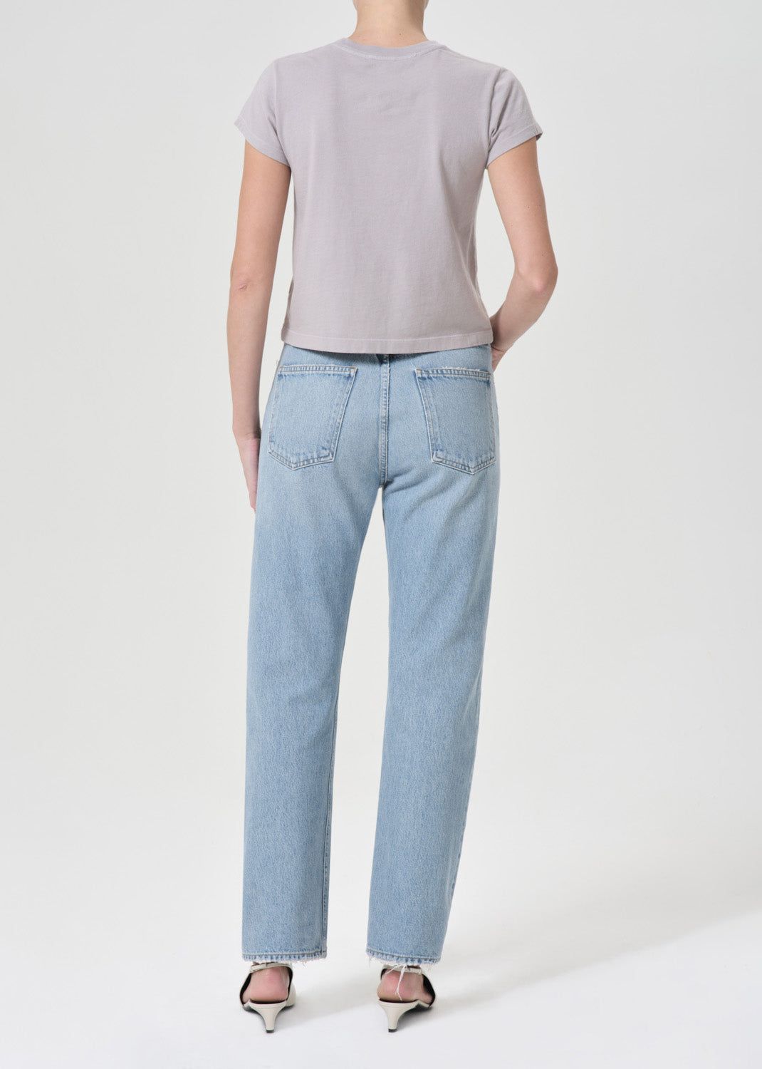 Denim Agolde 90's Pinch Waist High Rise Straight Femme Force | YIQGM-0468